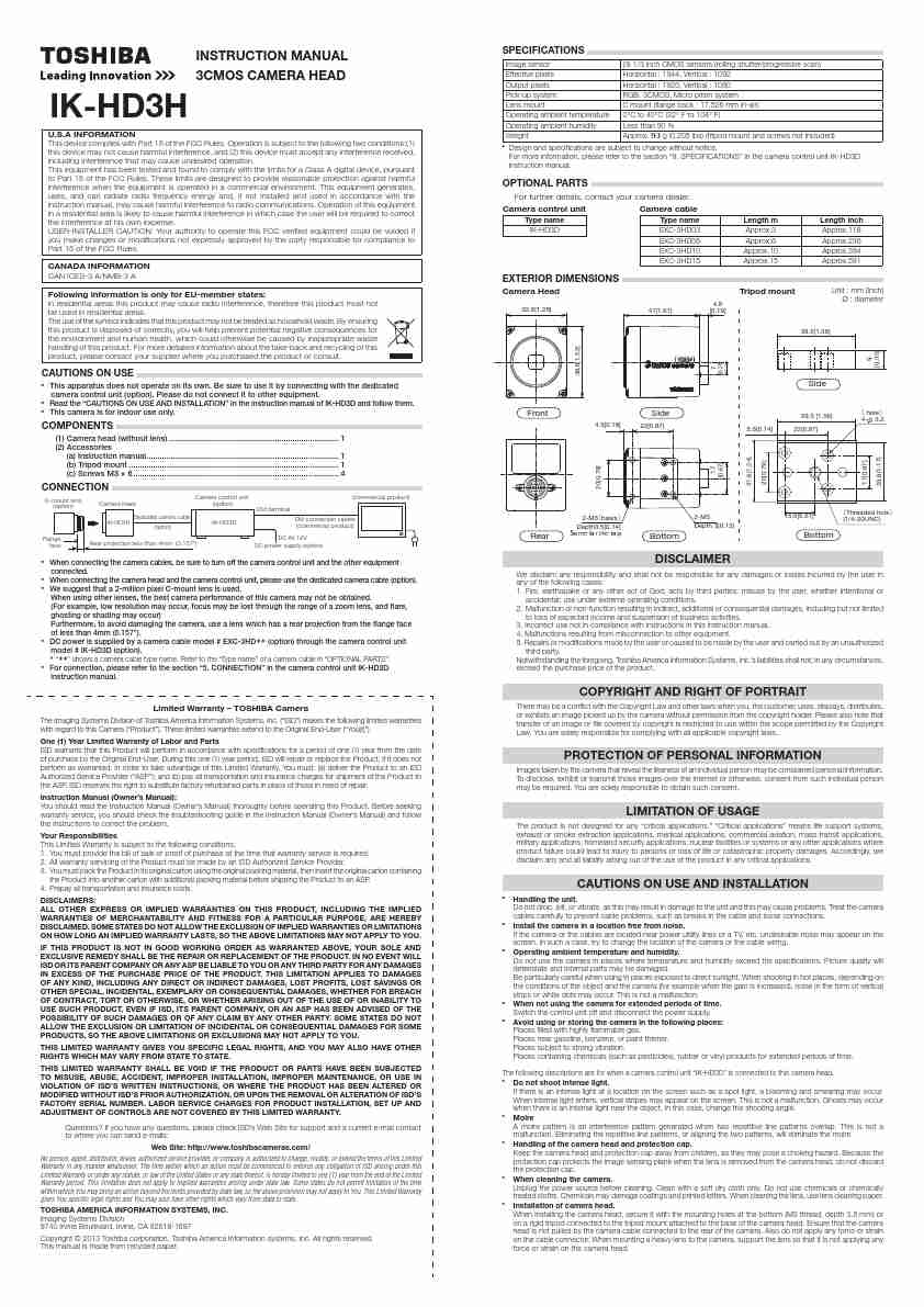 Toshiba Camera Lens IK-HD3H-page_pdf